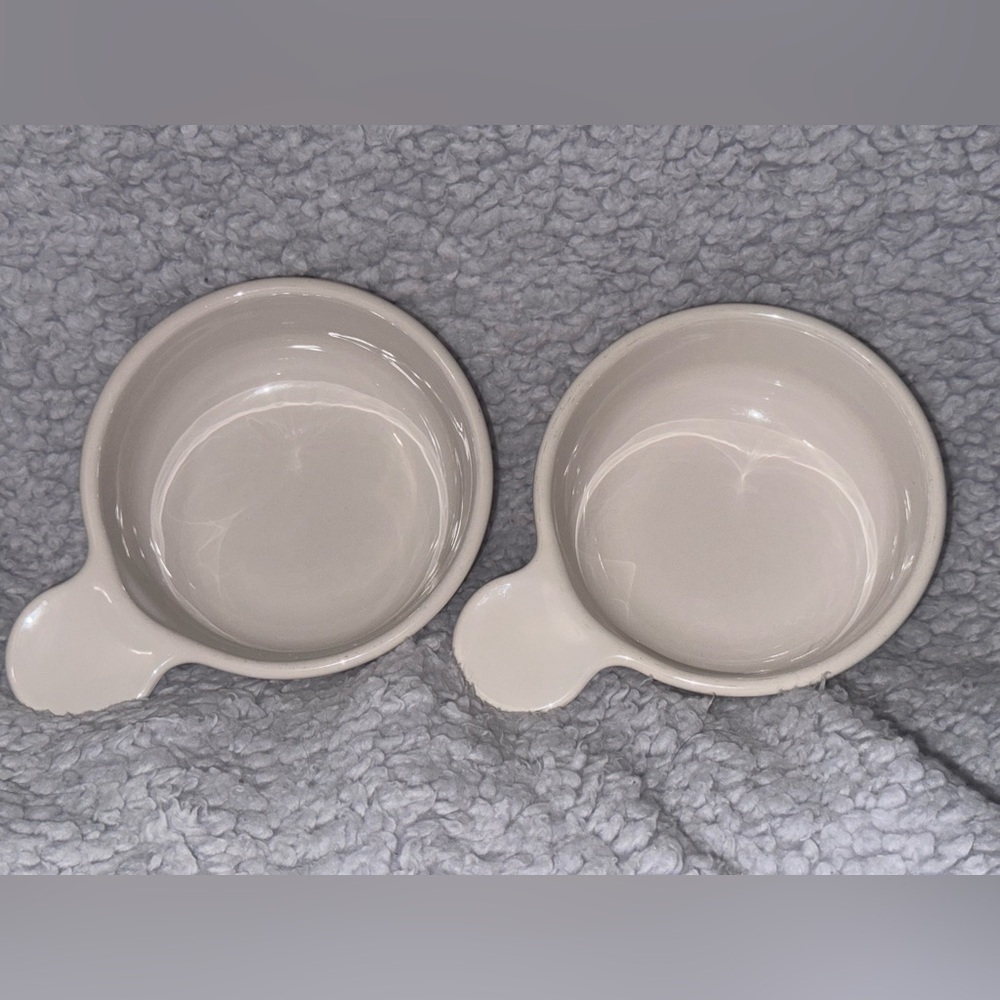 Corning Ware Vintage Grab-It White Single Serve Dish P-156-B Set of 2